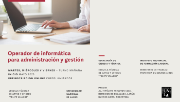 Operador de Informática para administración y Gestión